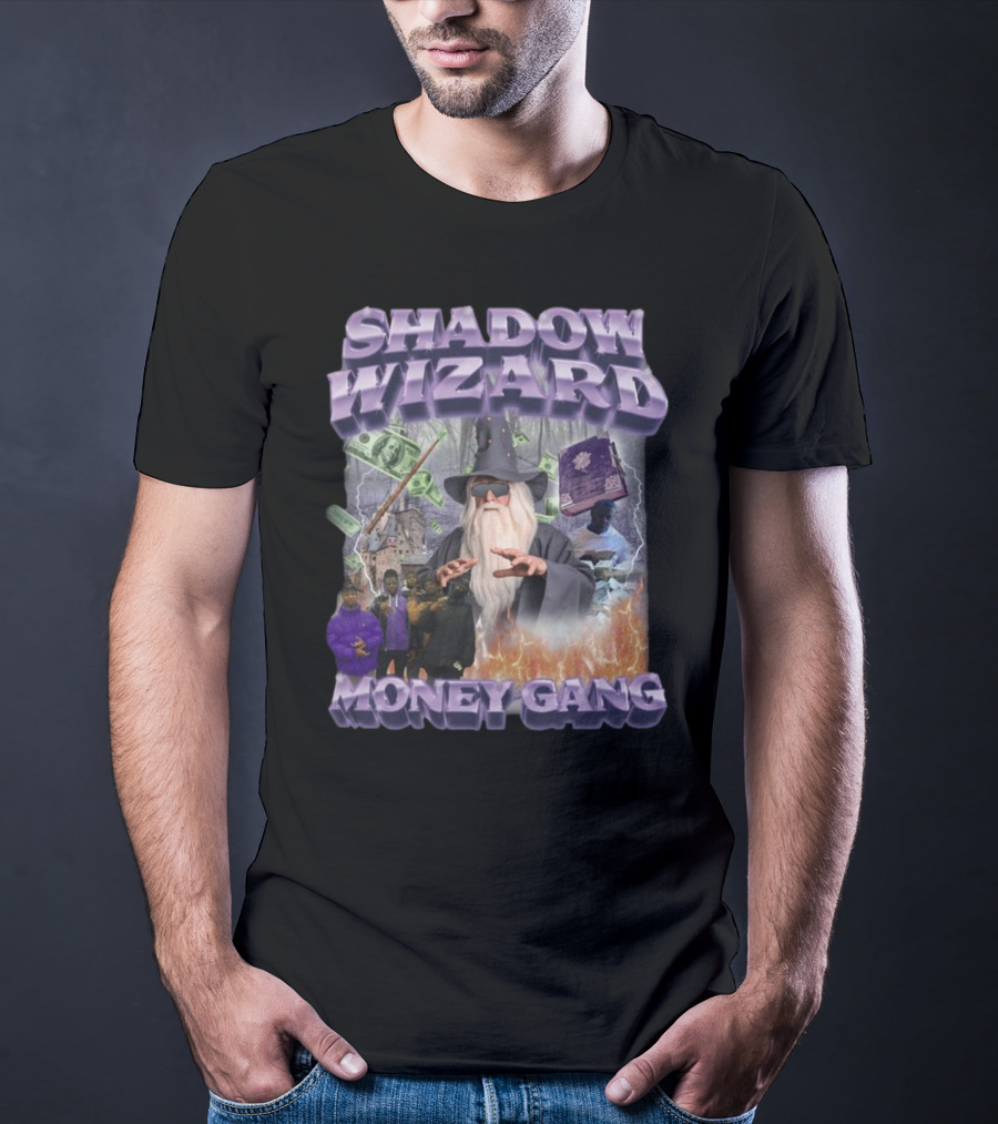 Shadow Wizard Money Gang Spellcasting Gangster Vibes T-Shirt