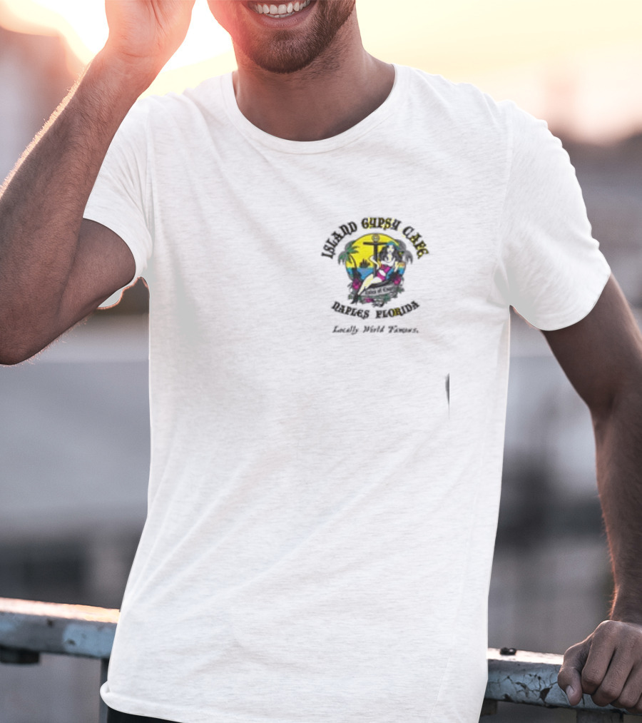 Island Gypsy Key West Florida Tropical Scene T-Shirt