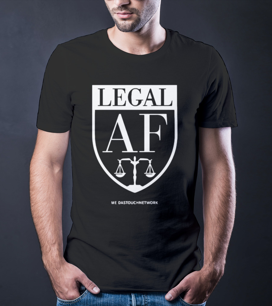 Karen F Agnifilo Legal AF MeidasTouch Network Scales Of Justice Emblem T-Shirt