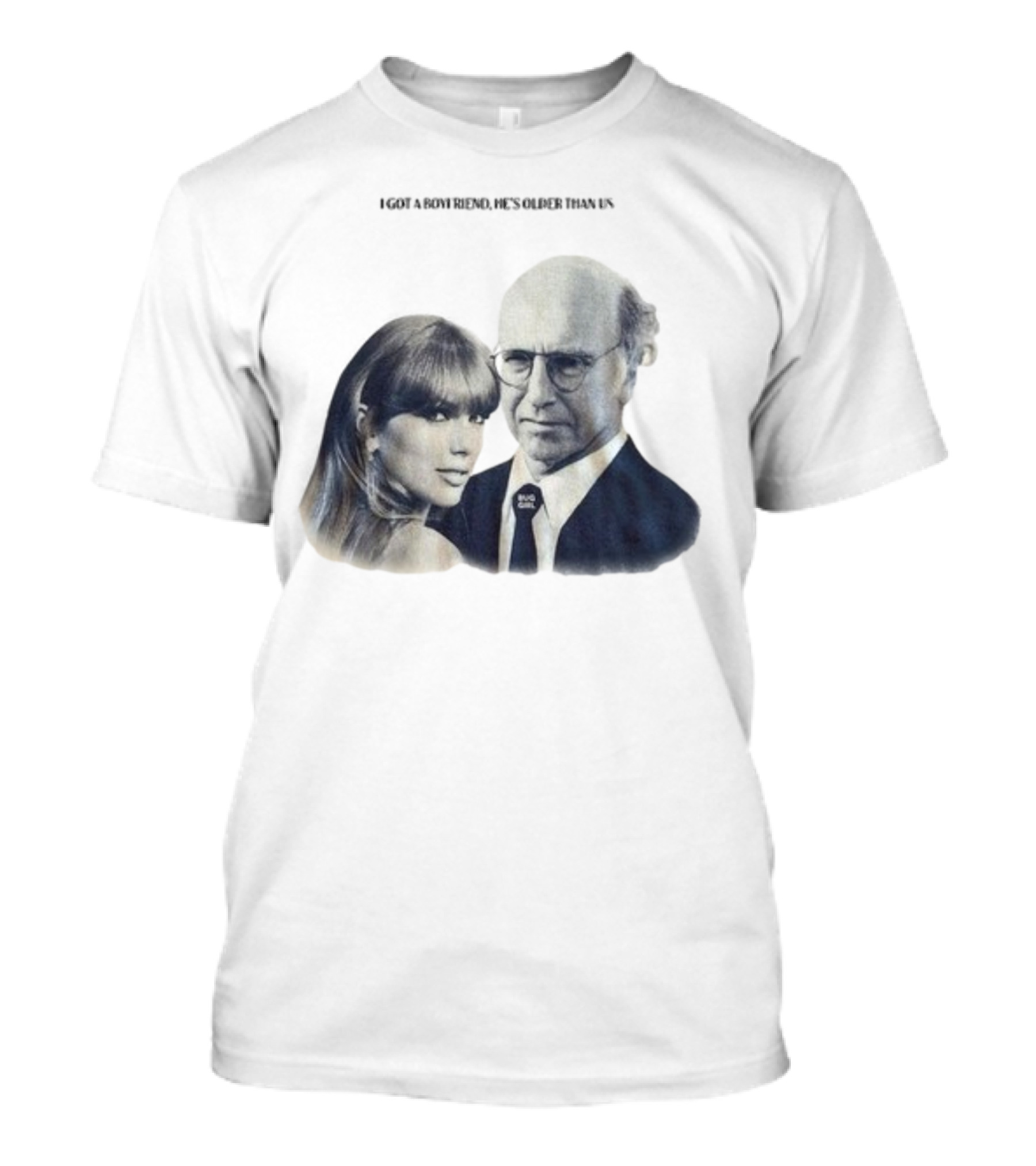Buggirl200 Larry David Swiftie Baseball Photo Mashup T-Shirt