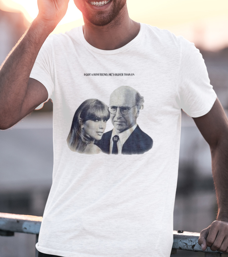 Buggirl200 Larry David Swiftie Baseball Photo Mashup T-Shirt