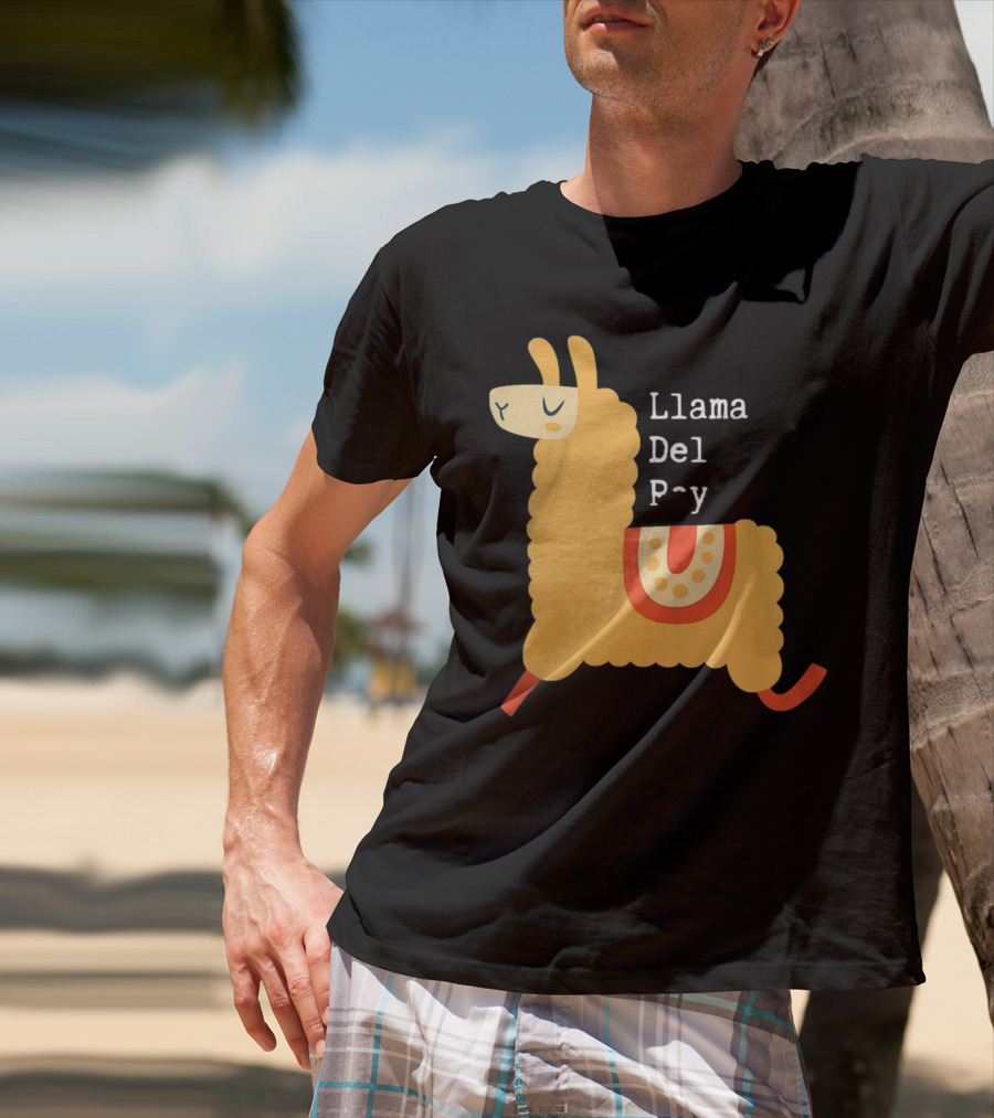 Llama Del P~y Funny Music T-Shirt