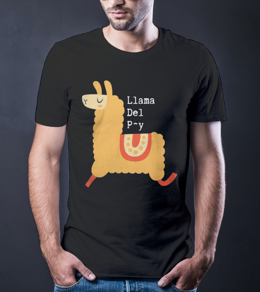Llama Del P~y Funny Music T-Shirt