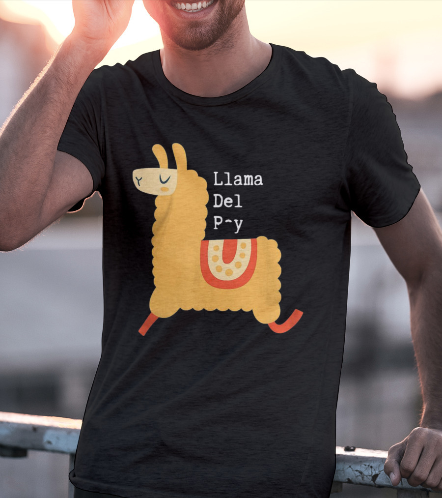 Llama Del P~y Funny Music T-Shirt