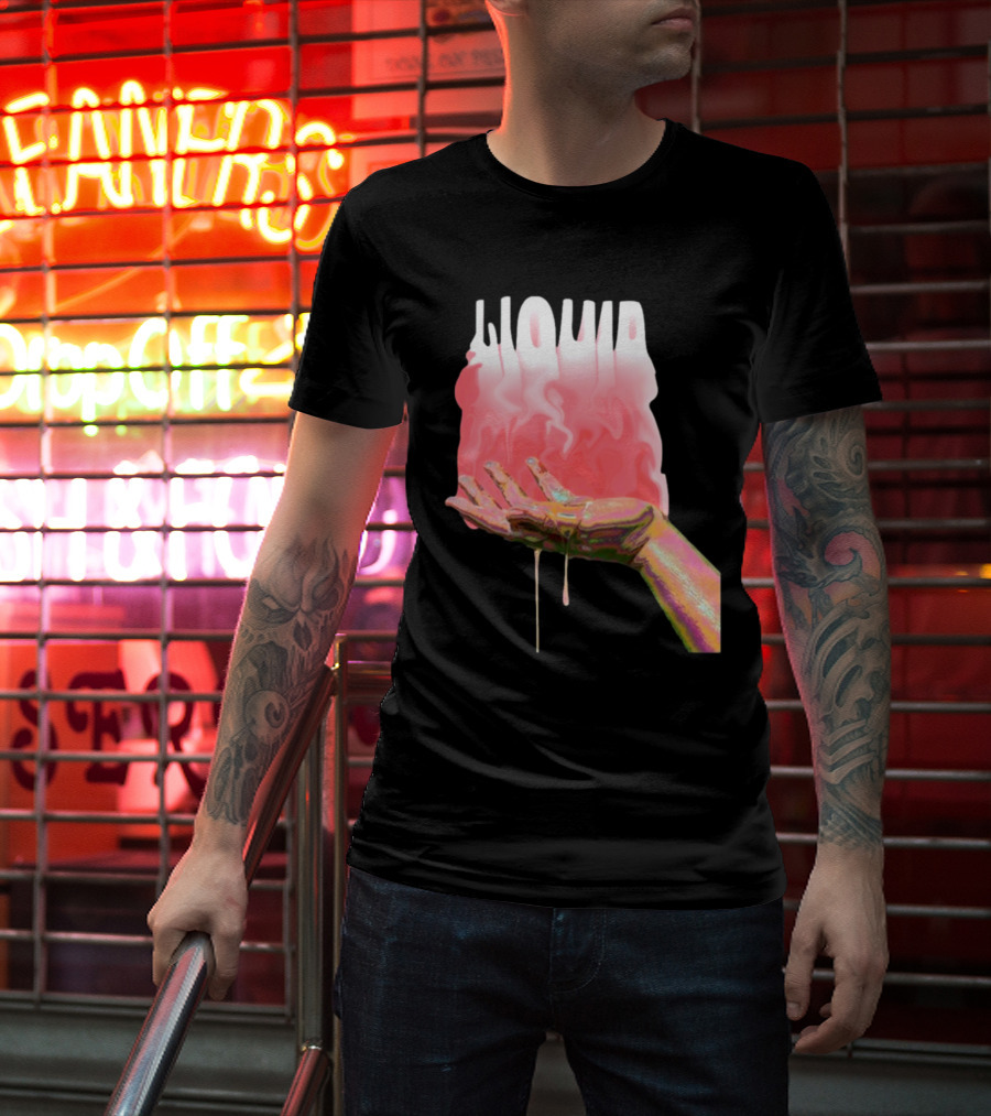 Abel Idume Unbelievably Liquid Barbie Melting Hand T-Shirt