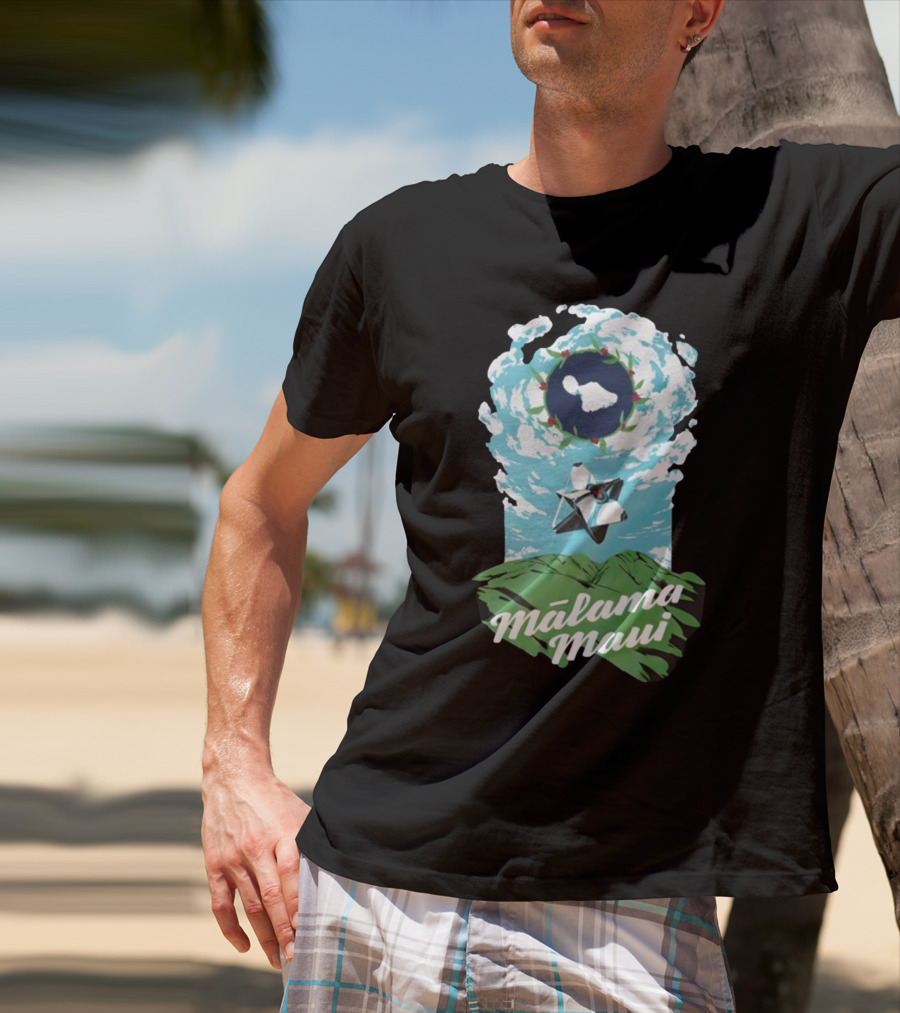 Bungie Foundation Malama Maui Island Cloud Ghost T-Shirt