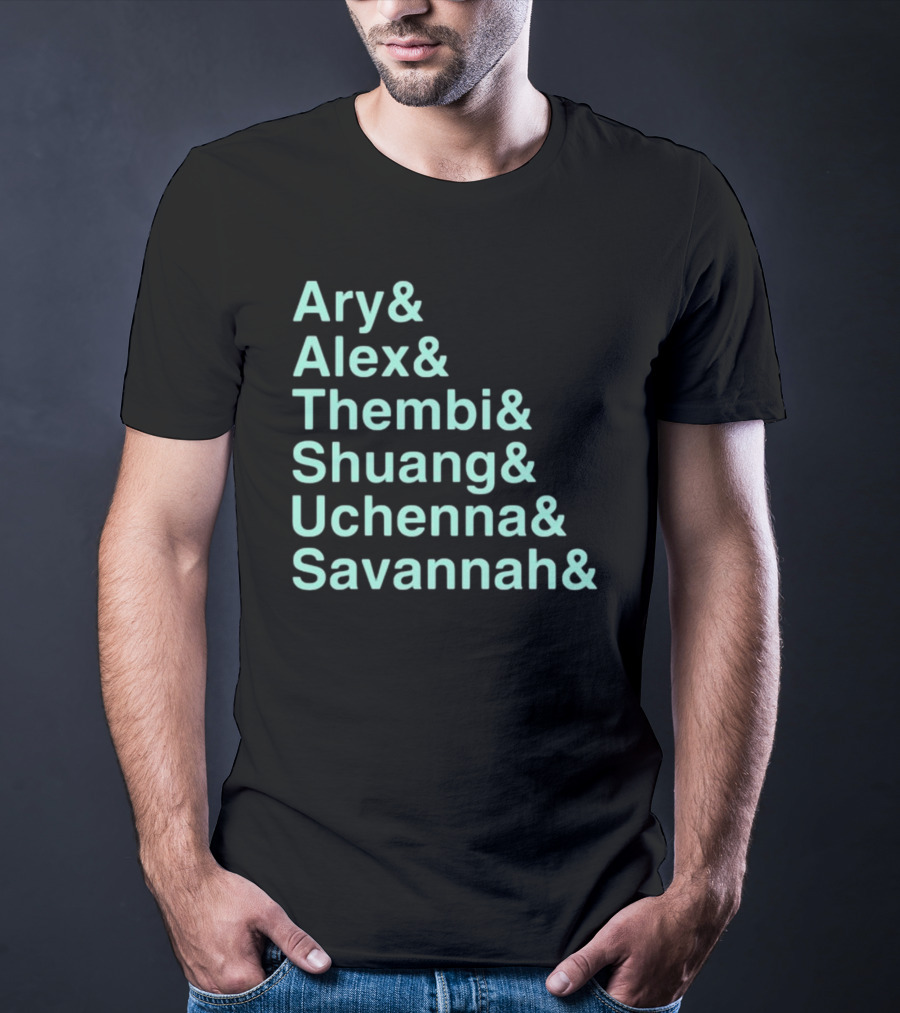 Racing Louisville FC Ary Alex Thembi Shuang Uchenna Savannah Players Names T-Shirt