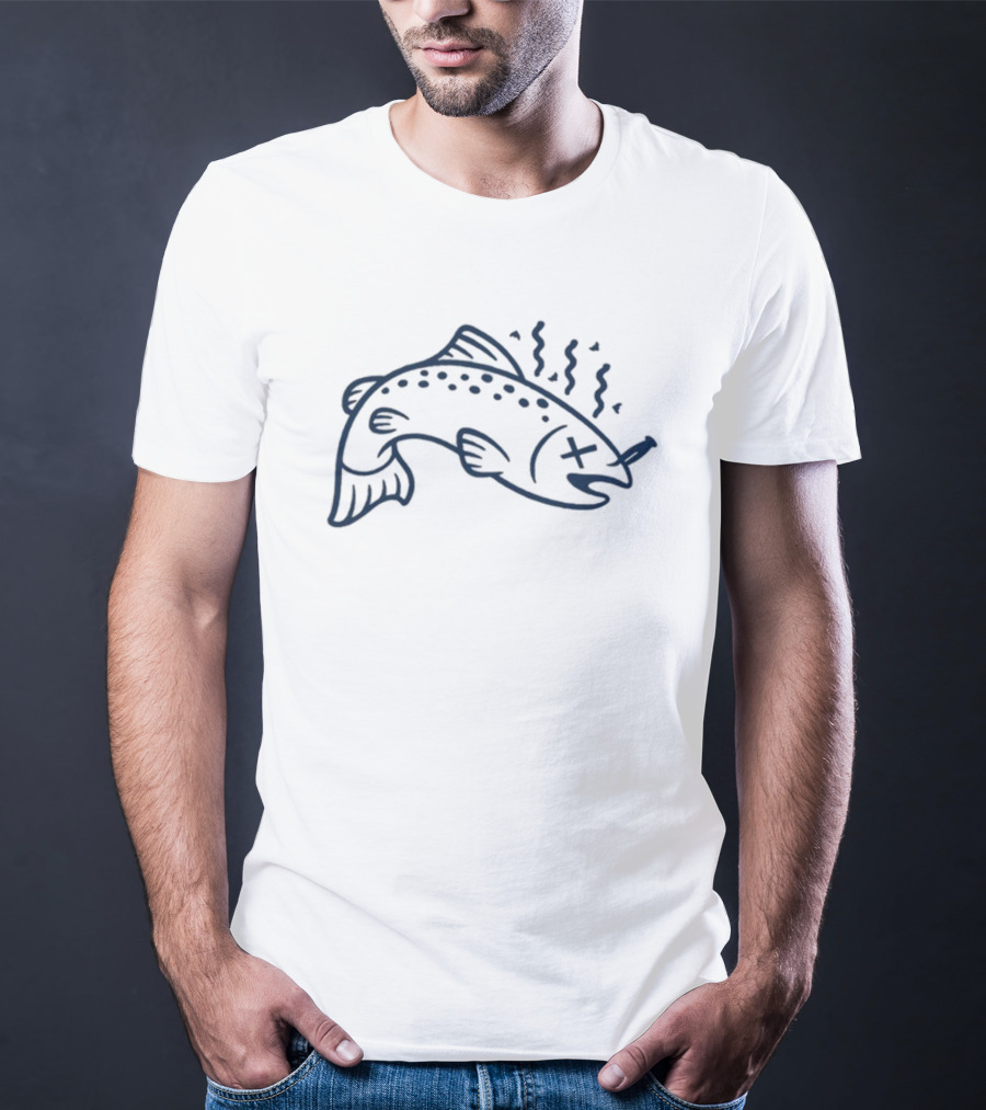 Stinky Fish With Smoky Aroma Blossom T-Shirt