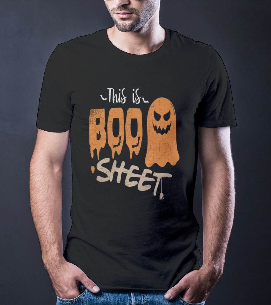 This Is Boo Sheet Halloween Ghost Puns T-Shirt