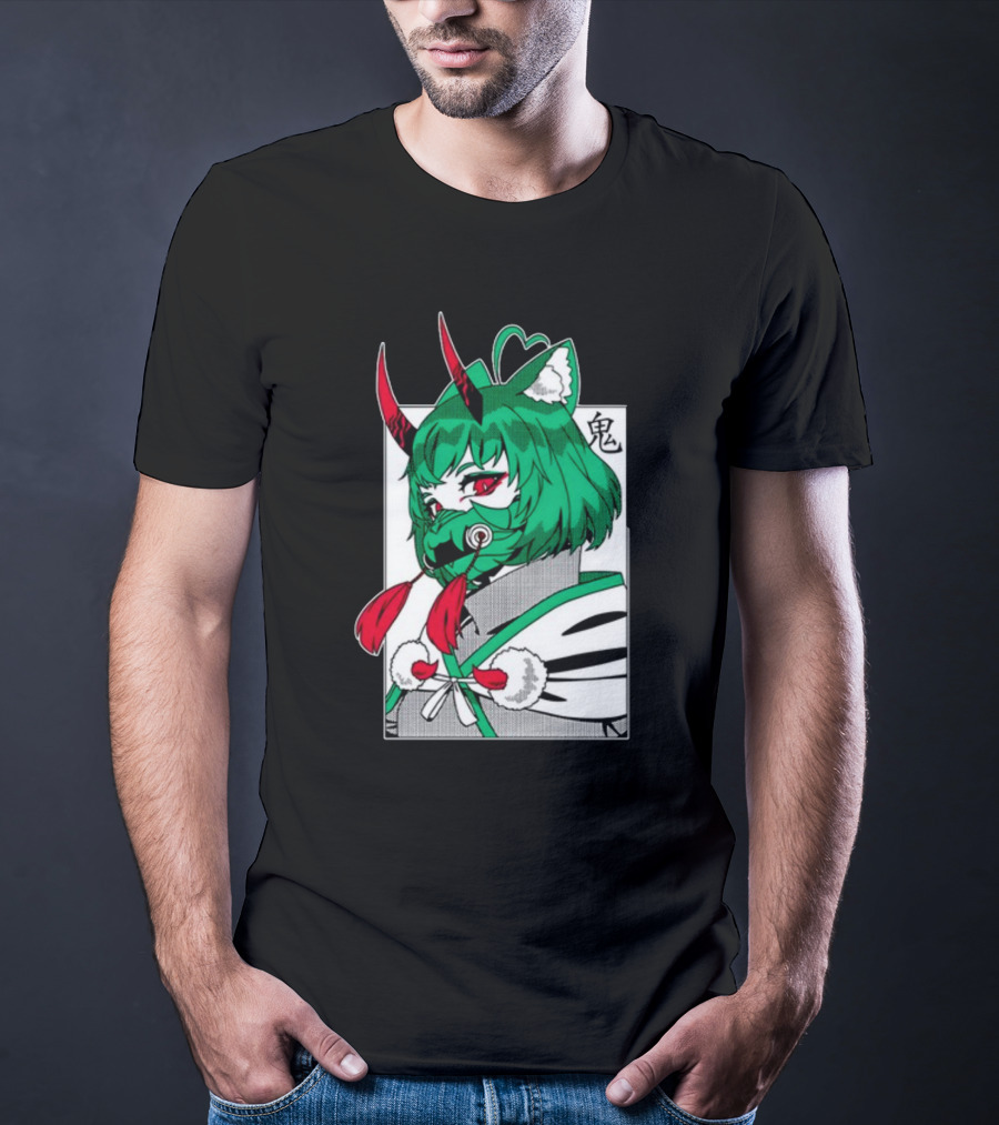 Girl Dm Bundle Anime Style Masked Character Birthday T-Shirt