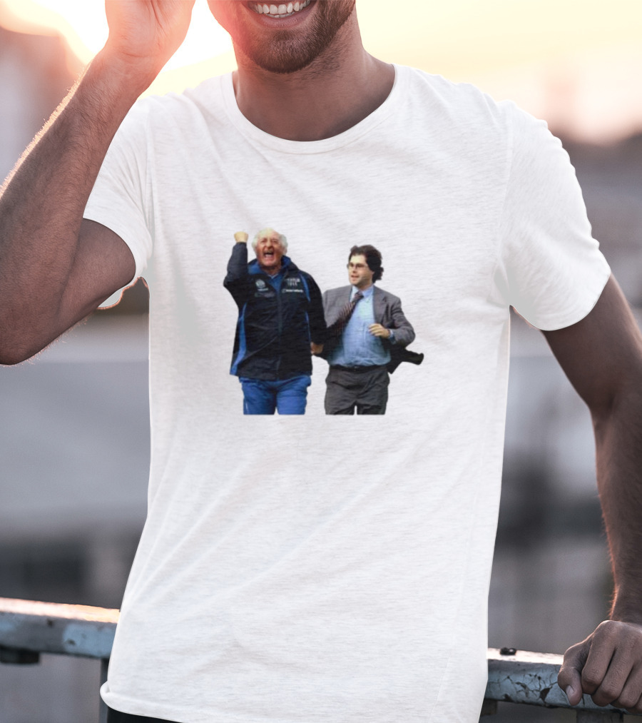 Mazzone Celebrating Sprint Brescia Atalanta Memorable Moment T-Shirt