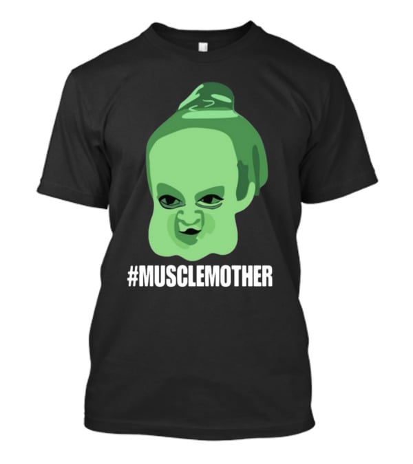 MUSCLEMOTHER Green Head Character T-Shirt