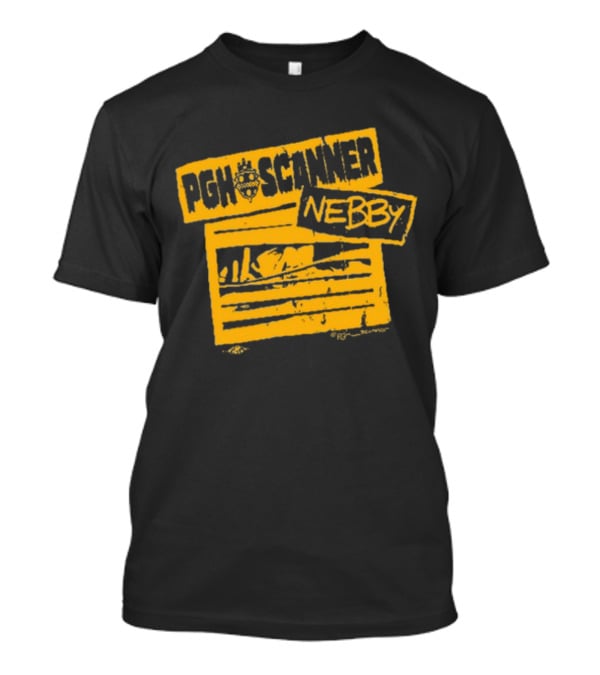 Pgh Scanner Nebby Jail Bars Yellow T-Shirt