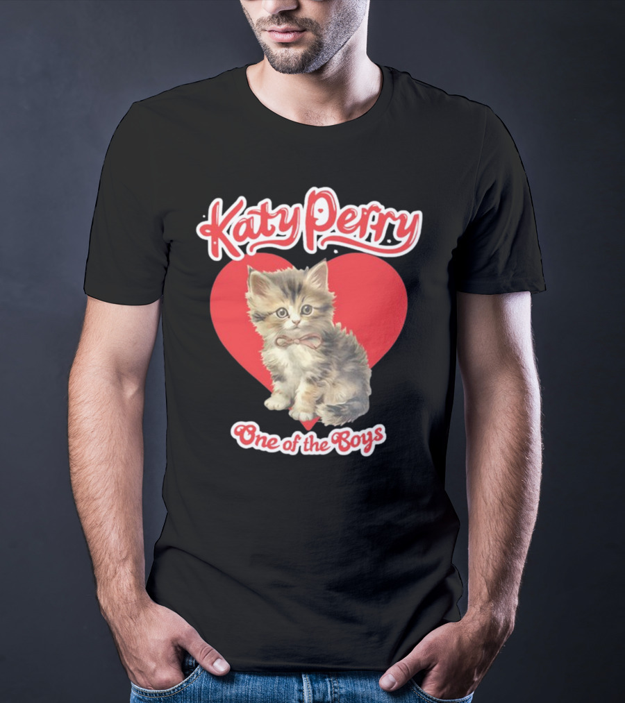 Katy Perry Cat One Of The Boys New T-Shirt