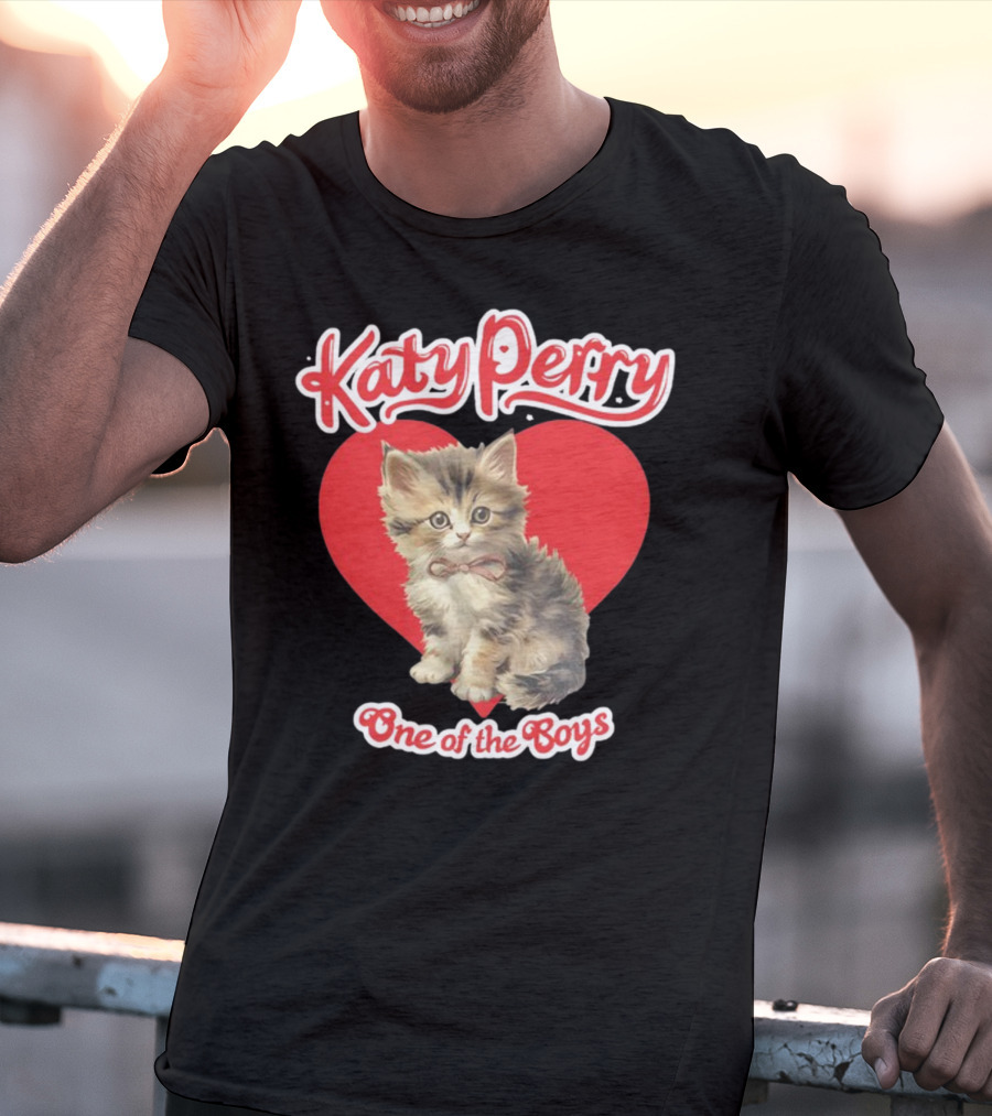 Katy Perry Cat One Of The Boys New T-Shirt