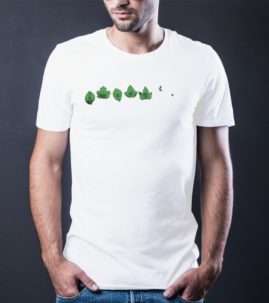 Leaf People Drift Just Like The Leaves Gamepad Dice Crossbones Skull Potion Icon Leaves T-Shirt