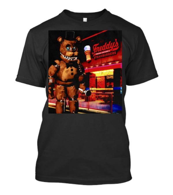 Mamonoworld Funny Bear Freddy's Frozen Custard And Steakburgers Bear T-Shirt
