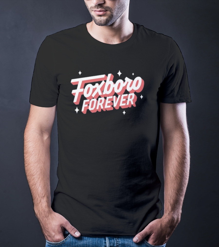 Foxboro Forever Vintage Style Retro Typography T-Shirt