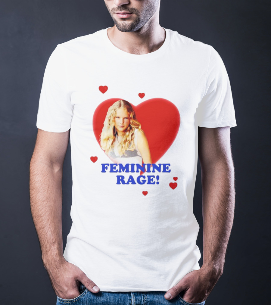 Feminine Rage Heart T-Shirt