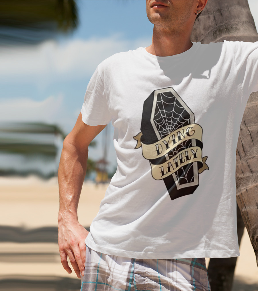 Iamjakehill Coffin Dying Lately Spiderweb T-Shirt