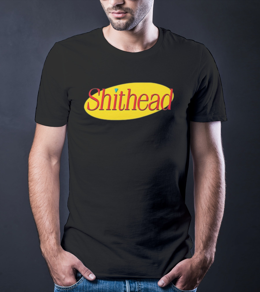 Shithead Yellow Oval T-Shirt