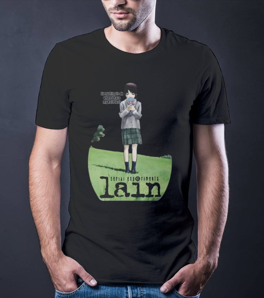 Serial Experiments Lain Everything Is Ok When I Have My Rei Plush T-Shirt
