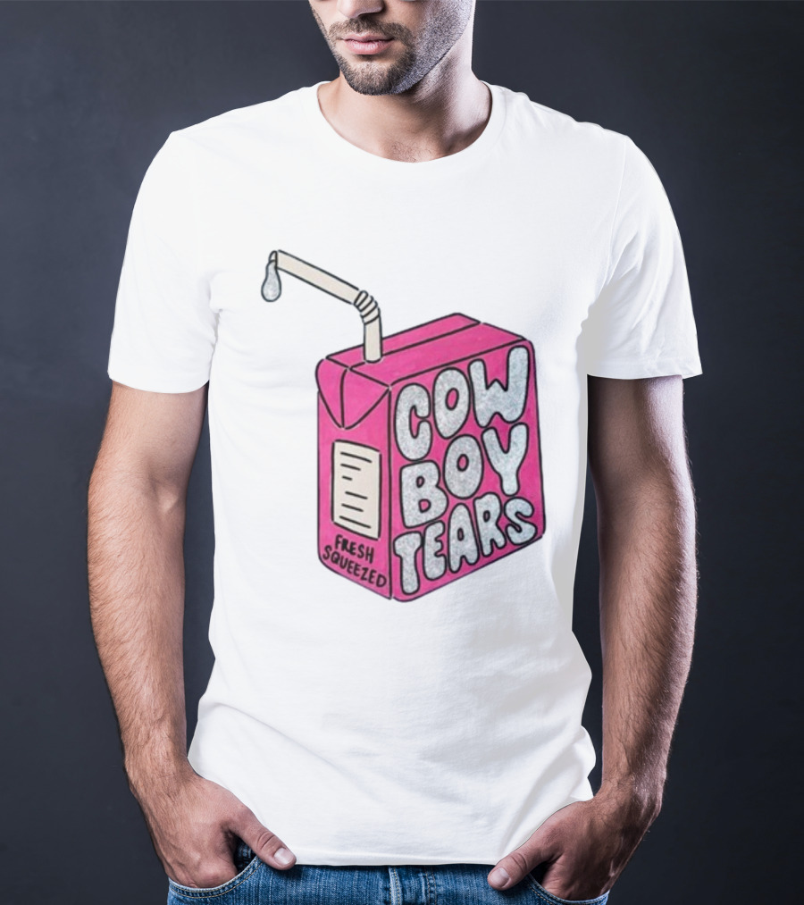 Cowboy Tears Fresh Squeezed Milk Carton T-Shirt