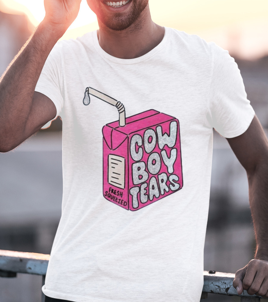 Cowboy Tears Fresh Squeezed Milk Carton T-Shirt