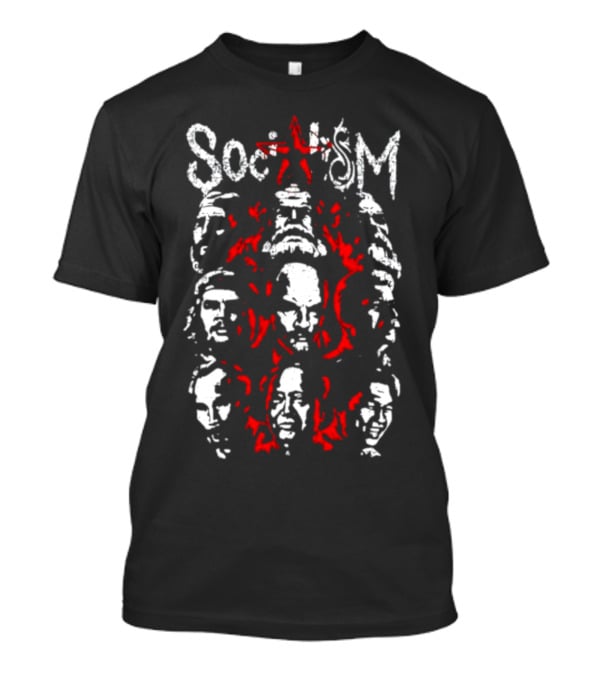 Doomer Socialism Portrait Of Iconic Historical Figures With Star T-Shirt