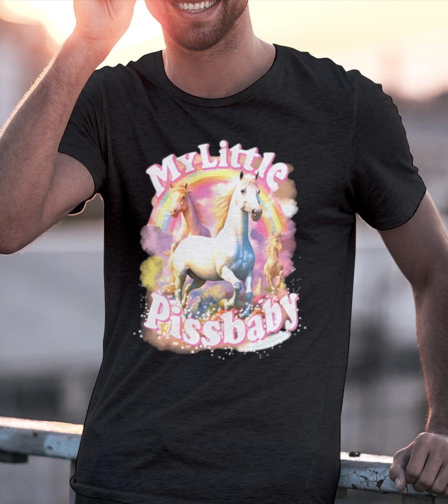 My Little Pissbaby Rainbow Horses T-Shirt