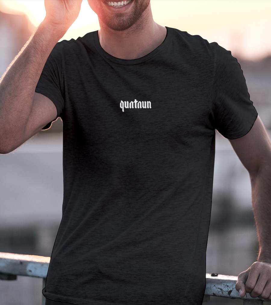 Quataun Gothic Text T-Shirt