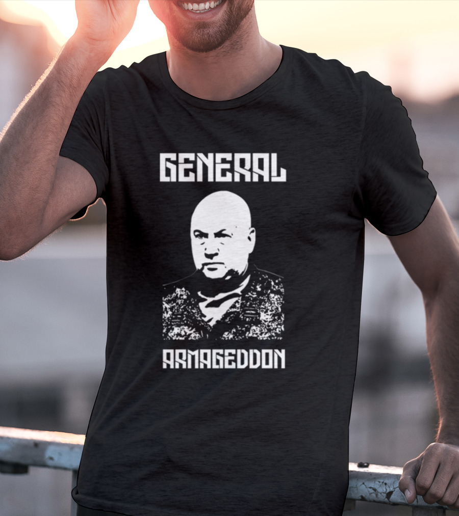 General Armageddon Gearbubble Bold Military Commander T-Shirt