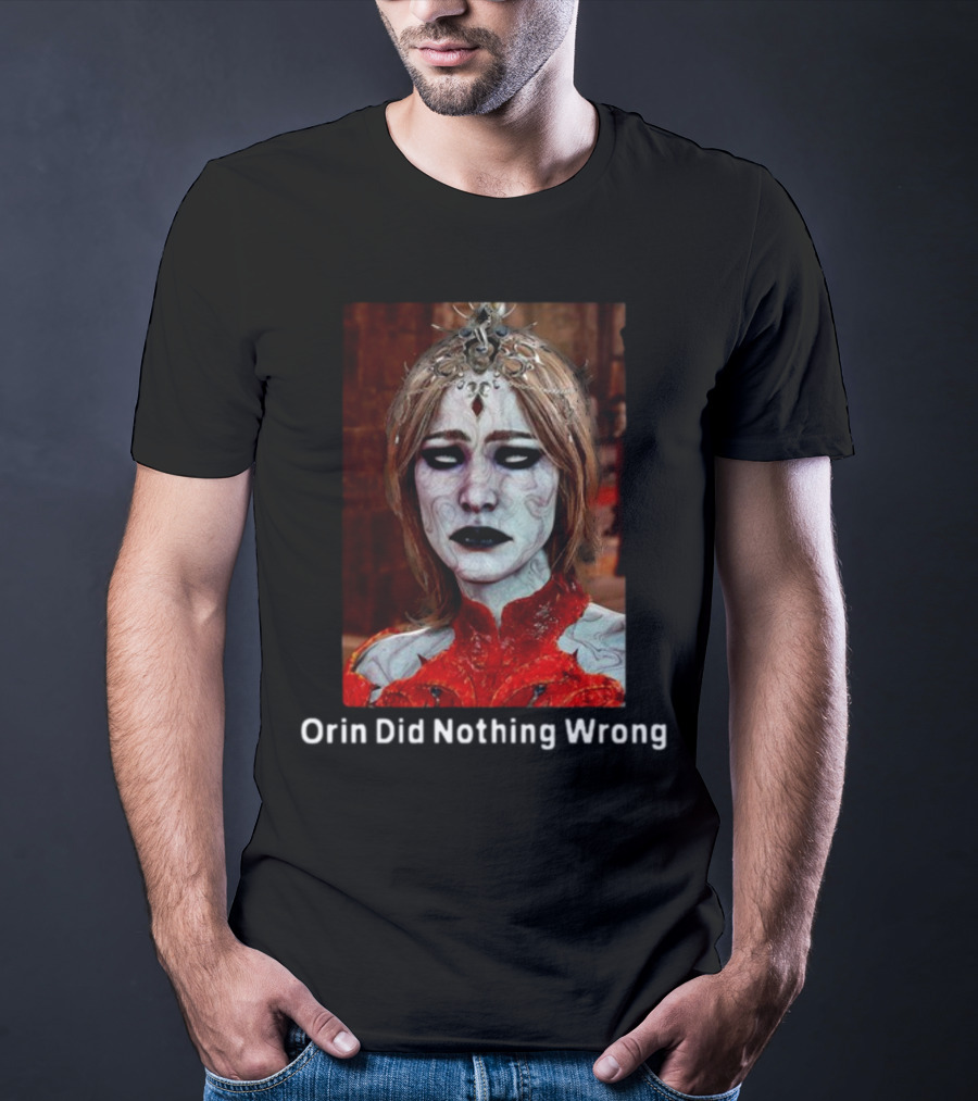 Orin Did Nothing Wrong Mysterious Gothic Character T-Shirt