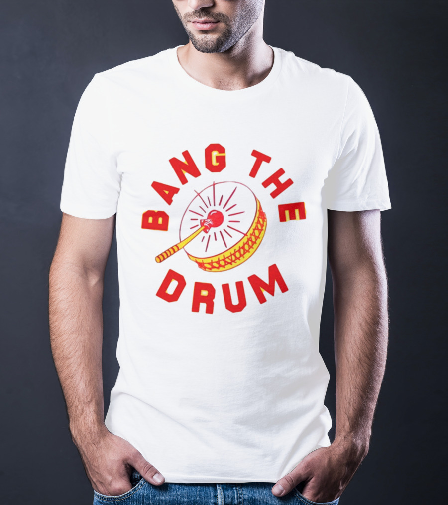 Bang The Drum Classic Percussion Icon T-Shirt