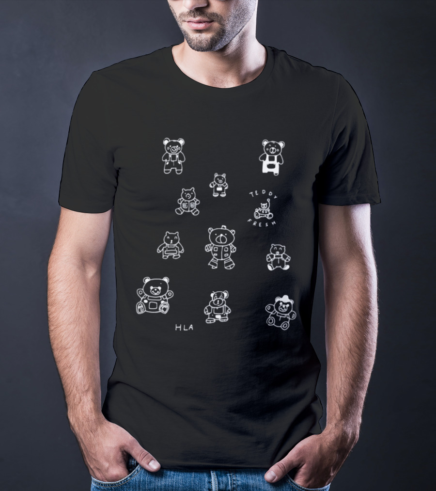 Teddyfresh Teddy Hila HLA Teddy Fresh All Over Bears T-Shirt