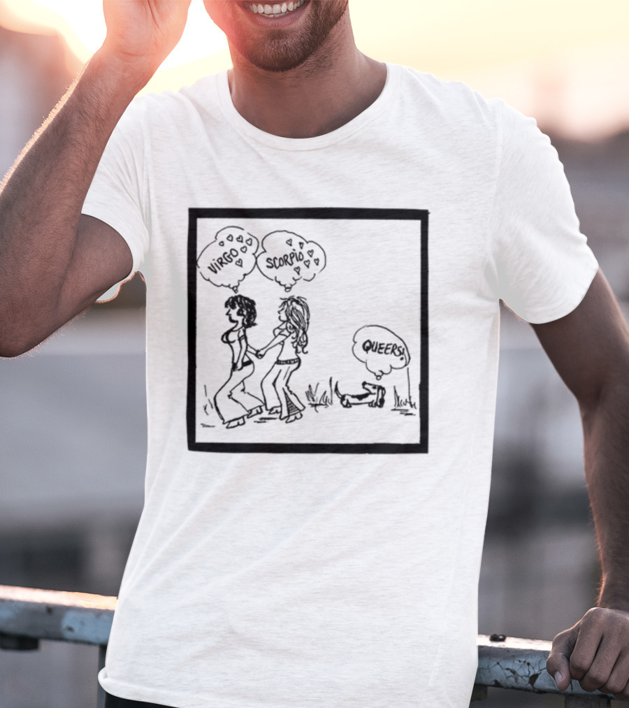 The Lesbian Tide 1971 Virgo Scorpio Queers T-Shirt