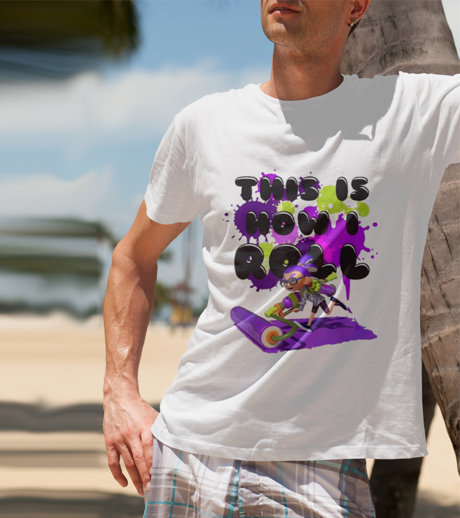 Splatoon This Is How I Roll Splat Roller Girls T-Shirt
