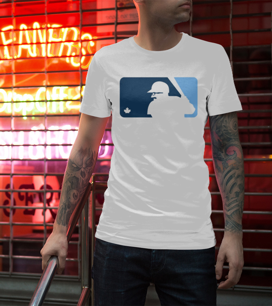 Davis Schneider's Babe Schneider Baseball Silhouette With Canadian T-Shirt