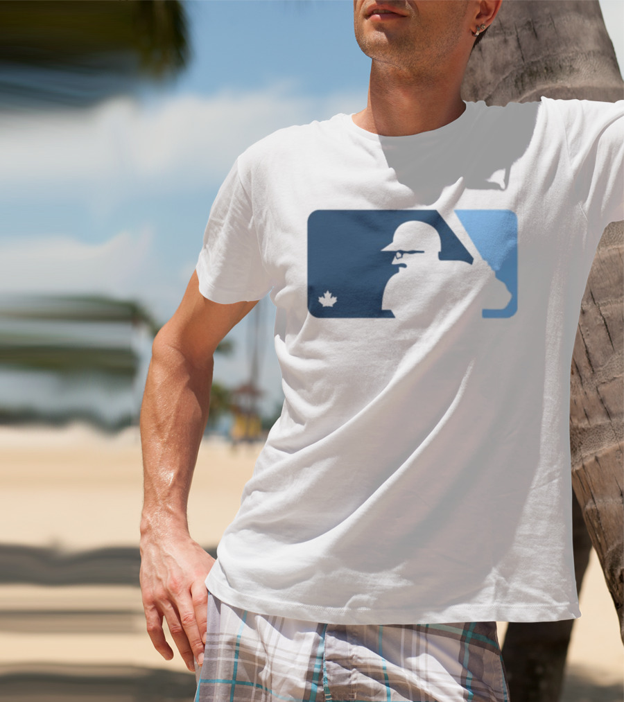 Davis Schneider's Babe Schneider Baseball Silhouette With Canadian T-Shirt