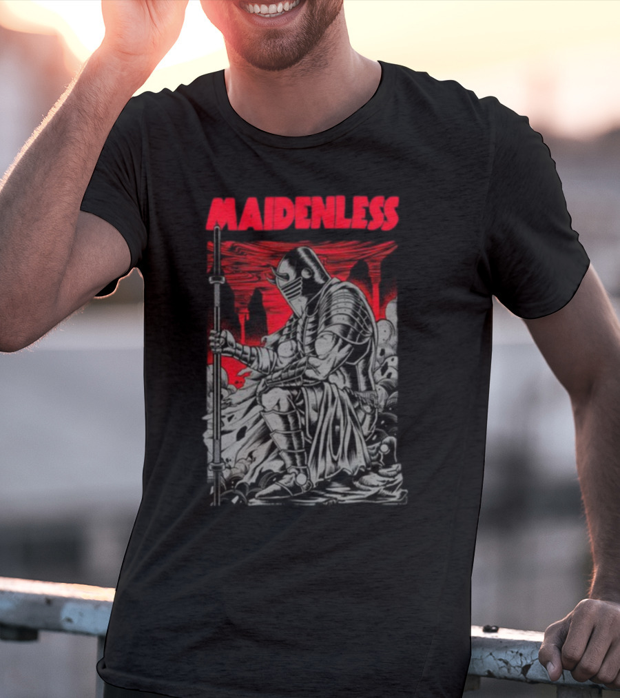 Maidenless Raskol Knight Dark Fantasy Art Comic T-Shirt