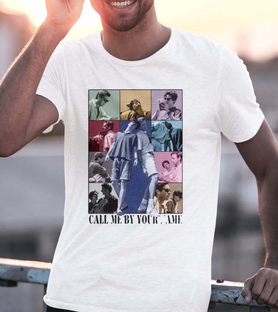 Call Me By Your Name Vintage Pop Art Collage Eras Tour T-Shirt