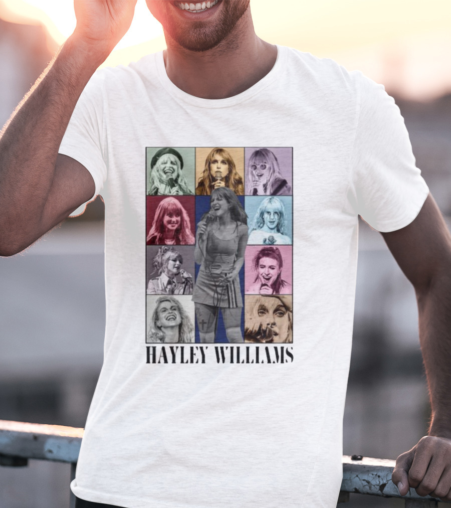 Vuccie Hayley Williams Paramore Collage Pop Art Photos T-Shirt