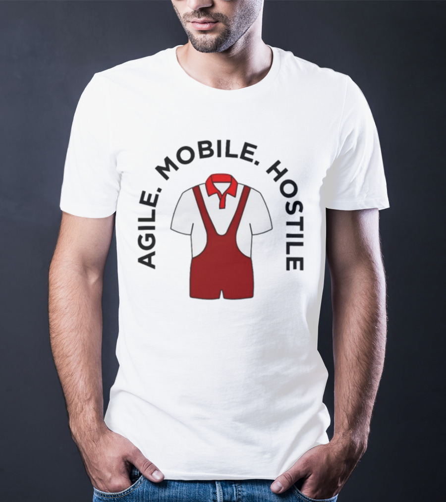 Agile Mobile Hostile Wrestling Innovation Foundation Polo Singlet T-Shirt