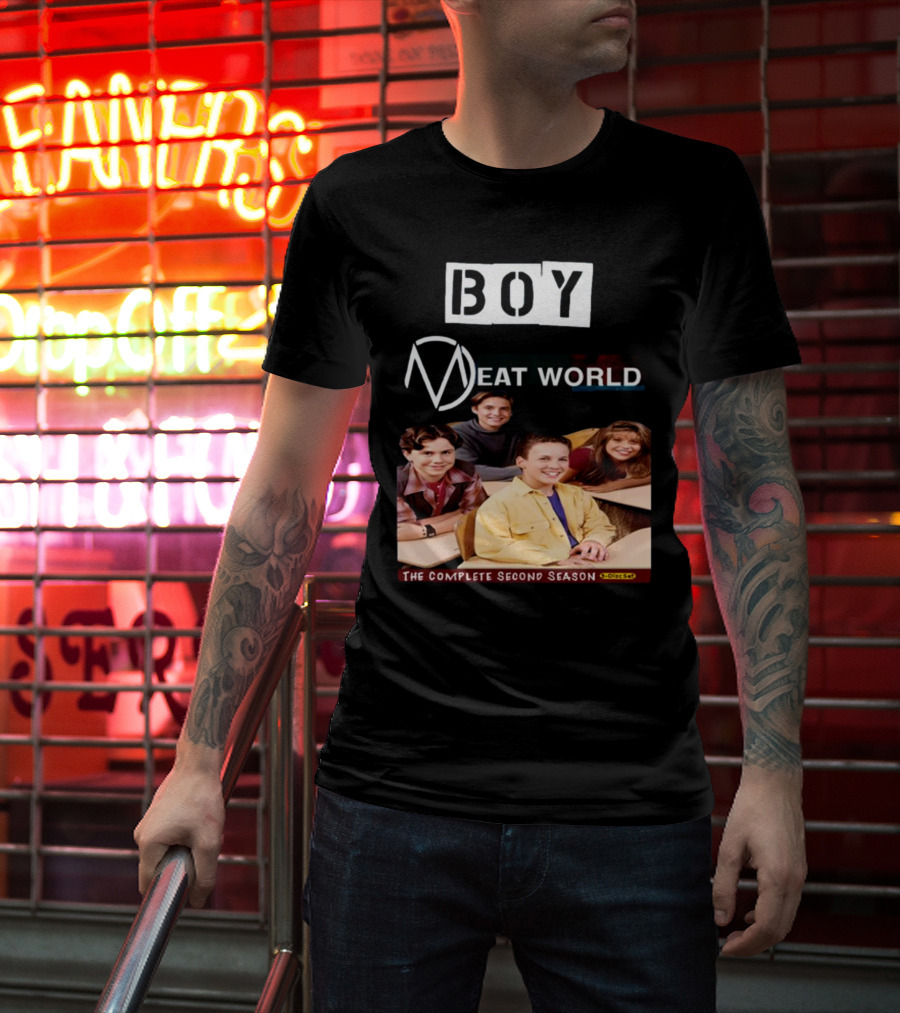 Boy Meat World The Complete Second Season DVD Cast Classroom T-Shirt