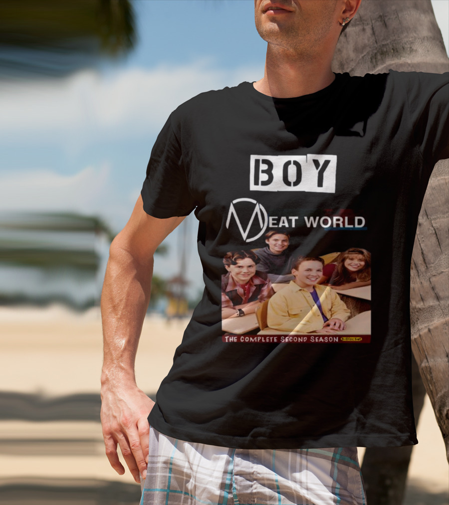 Boy Meat World The Complete Second Season DVD Cast Classroom T-Shirt