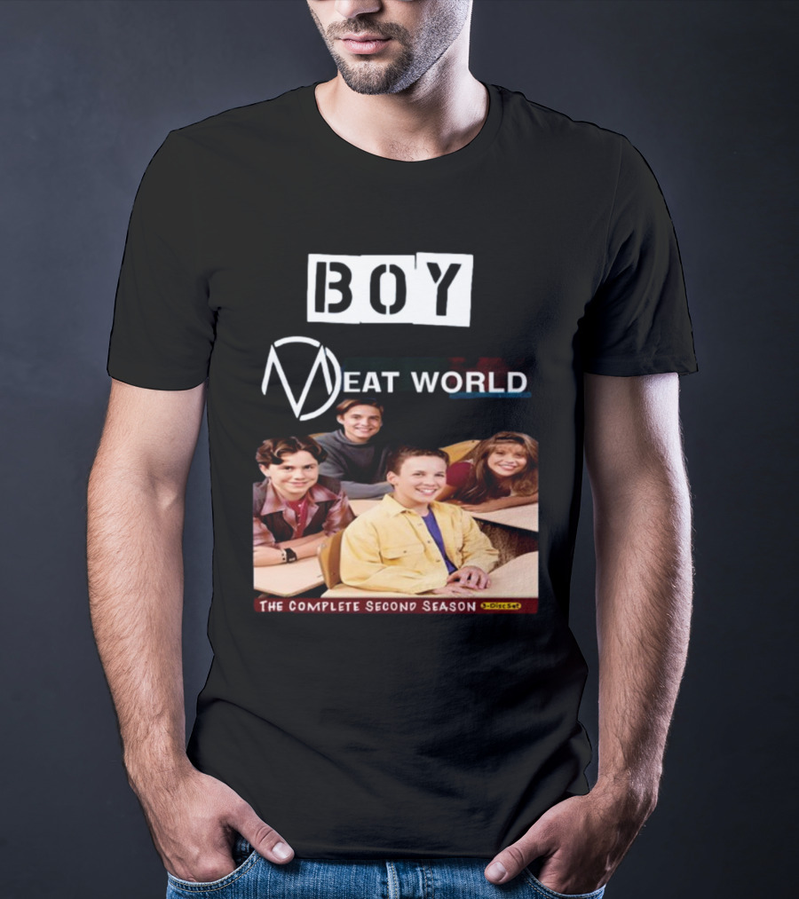Boy Meat World The Complete Second Season DVD Cast Classroom T-Shirt