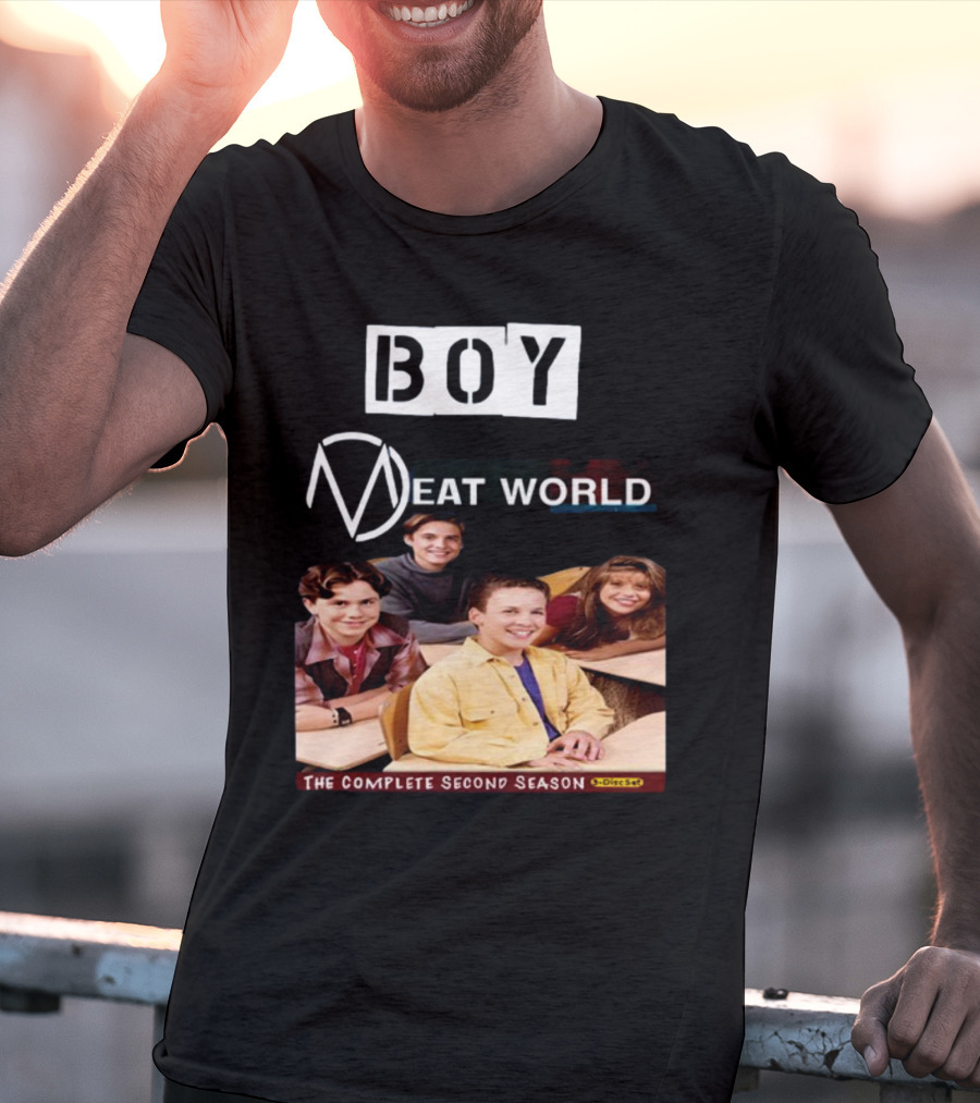 Boy Meat World The Complete Second Season DVD Cast Classroom T-Shirt