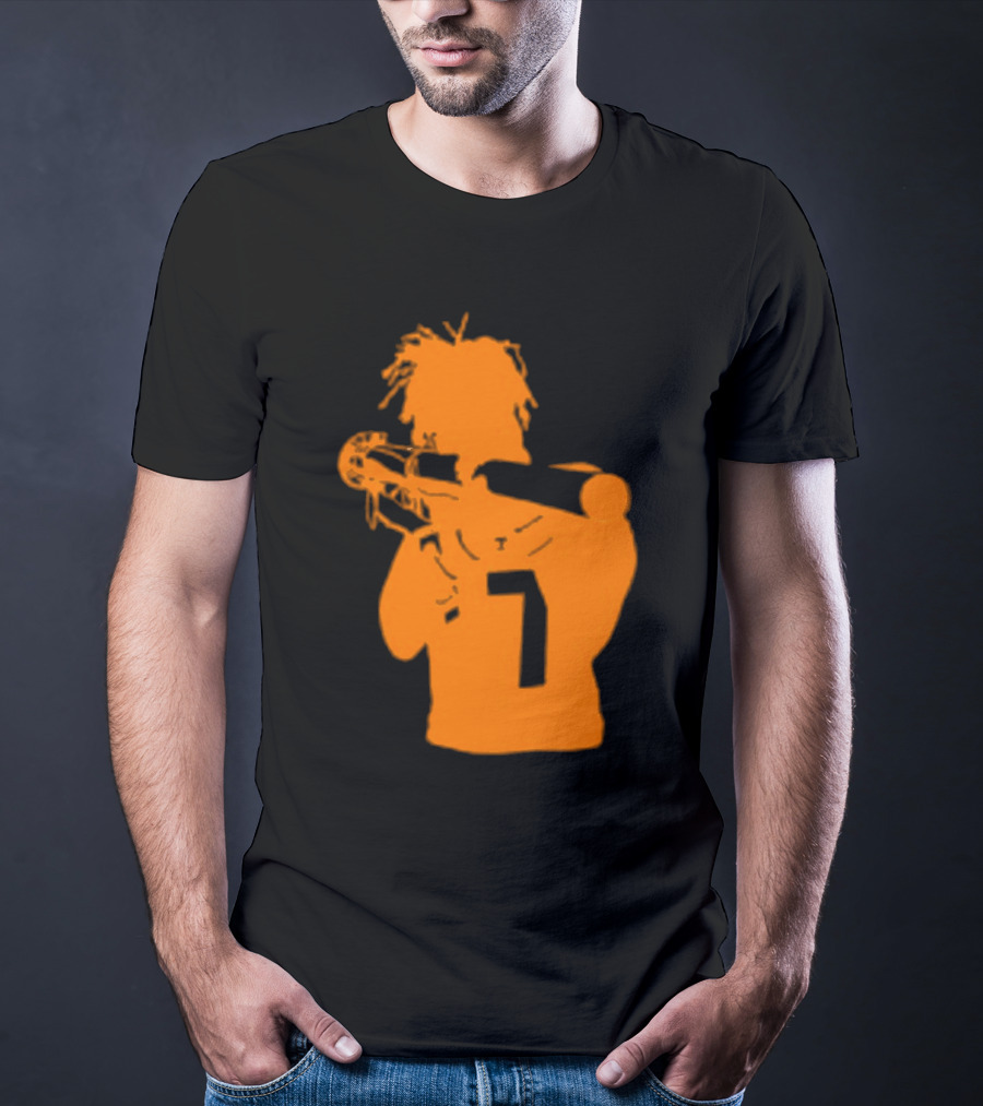 Vol Locked And Loaded Number 7 Football Rocket T-Shirt