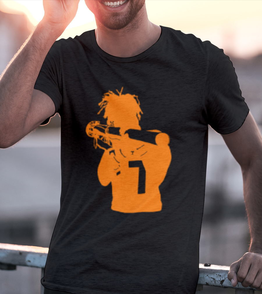 Vol Locked And Loaded Number 7 Football Rocket T-Shirt