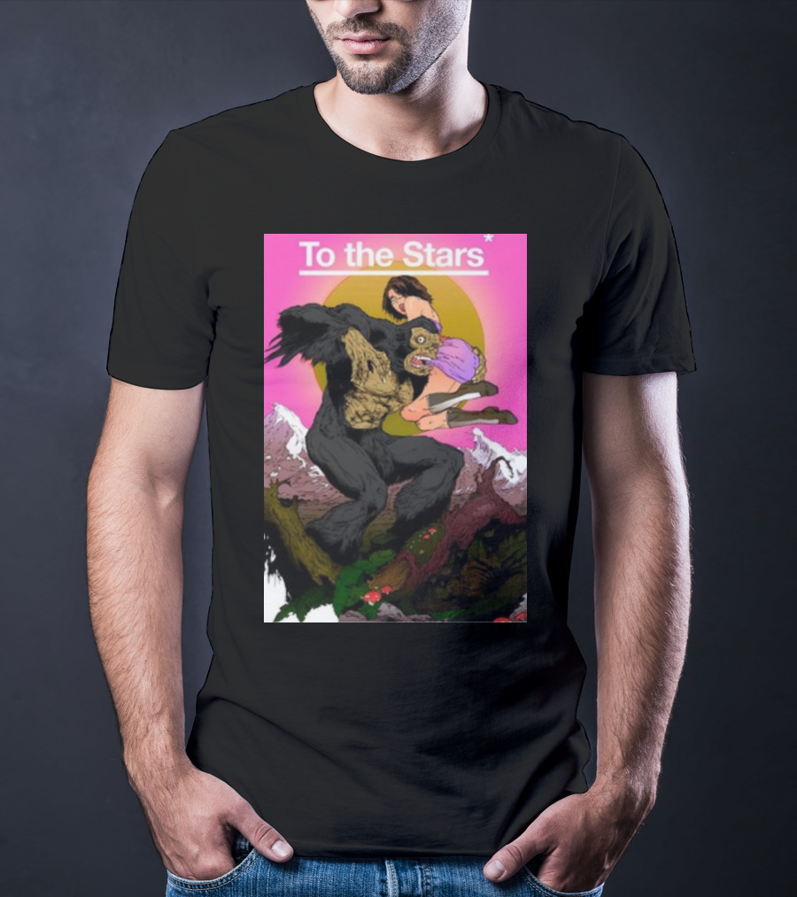 To The Stars Bigfoot Comic By Thomas Tenney T-Shirt